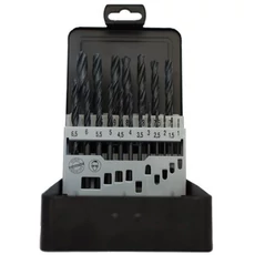 Abraboro HSS-R fémcsigafúró készlet, 1.0-10.0mm, 19 részes Abraboro HSS-R fémcsigafúró készlet, 1.0-10.0mm, 19 részes
