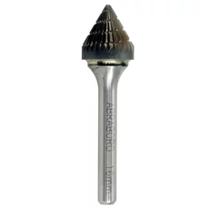 Abraboro keményfém turbómaró, kereszt fogazás, J alak 16x62/14.5mm