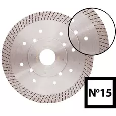 Abraboro gyémánttárcsa, No.15, folyamatos, 180x25,4/22,2mm