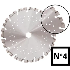 Abraboro gyémánttárcsa, No.4, szegmenses, 125mm