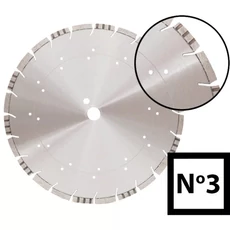 Abraboro gyémánttárcsa, No.3, kombinált, 350x25.4mm