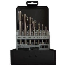 Abraboro HSS-G gépi menetfúró készlet, 14 részes