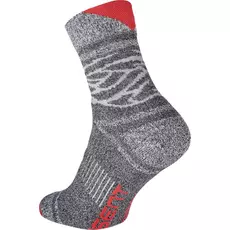 Assent Owaka zokni, szürke-piros, 41-42