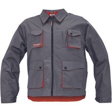 Australian Line Desman kabát, szürke-narancssárga, 48