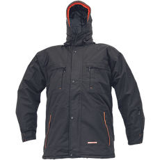 Australian Line Emerton téli kabát, fekete-narancssárga, S