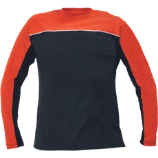 Australian Line Emerton hosszú ujjú trikó, pamut, fekete, S