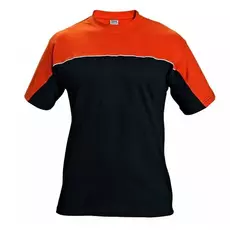 Australian Line Emerton rövid ujjú trikó, fekete-narancssárga, M