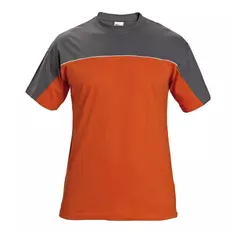Australian Line Desman trikó, pamut, szürke-narancssárga, XL