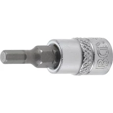 BGS-2498 Behajtófej, belső hatszögletű 6,3mm (1/4") 4mm