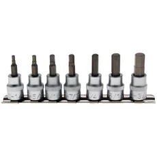 BGS-5104 Imbusz csavarfej készlet 7-részes 3/8” adapterrel BGS-5104 Imbusz csavarfej készlet 7-részes 3/8” adapterrel