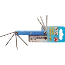 BGS-7848 Összecsukható kulcs (Torx) T6-T20, 7db