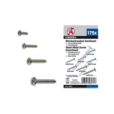 BGS-8072 Lemezcsavar készlet 175 részes