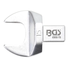 BGS-6900-15 Villásfej nyomatékkulcshoz, 15mm (befogó 9x12mm)