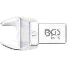 BGS-6901-13 Villásfej nyomatékkulcshoz, 13mm (befogó 14x18mm)