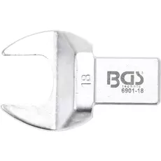 BGS-6901-18 Villásfej nyomatékkulcshoz, 18mm (befogó 14x18mm)