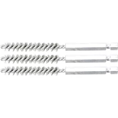 BGS-3078-8-S Acél kefe, 8mm (1/4" befogás) 3 részes