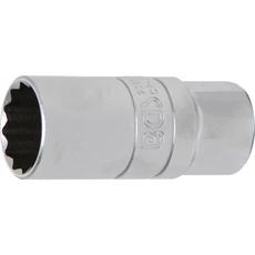 BGS-2386 Gyertyakulcs gumival, tizenkétszögletű 1/2", 21mm