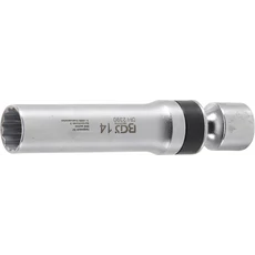 BGS-2390 Gyújtógyertya csuklós toldat, tizenkétszögletű, tartórugóval (3/8") 14mm