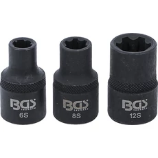 BGS gépi dugókulcs készlet, RIBE, 1/2&quot;, M6S-M8S-M12S