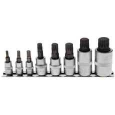 BGS-5105 Behajtófej-készlet (XZN) M4-M16, 8 darabos BGS-5105 Behajtófej-készlet (XZN) M4-M16, 8 darabos