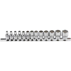 BGS-2269 Dugókulcskészlet 6,3mm (1/4") 4-14mm, 13 darabos