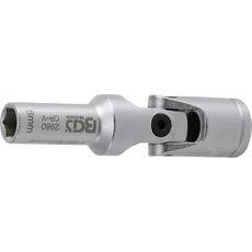 BGS-2980 Csuklós dugófej izzítógyertyához, 10mm (3/8”) 8mm