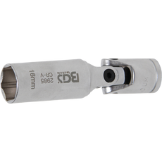 BGS-2985 Csuklós dugófej izzítógyertyához, 10mm (3/8”) 16mm