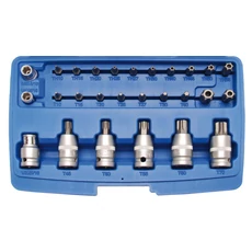 BGS-5101 Torx dugókulcs készlet 12,5mm (1/2") 27 részes BGS-5101 Torx dugókulcs készlet 12,5mm (1/2") 27 részes