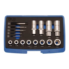 BGS-8378 Sérült csavar és anya kiszedő készlet 17 részes