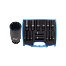 BGS-5209 Levegős dugókulcs készlet 1/2&quot; Gearlock 10-32 mm