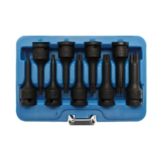 BGS-5482 Levegős bitkészlet, 12 szög, M4-M6 1/2", 9 részes BGS-5482 Levegős bitkészlet, 12 szög, M4-M6 1/2", 9 részes
