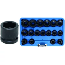 BGS-9286 Levegős dugókulcs készlet 1/2 ", 8-24 mm extra lapos17 részes
