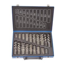 BGS-2000 HSS Spirálfúró készlet, 5% kobaltötvözet 1-10mm (170 darabos)
