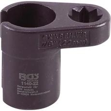 BGS-1140-22 Lambdaszonda kulcs 12,5mm (1/2") kettős 4 szögletű 22mm-11mm-es hasíték