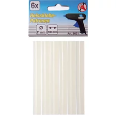 BGS-8051 Melegen ragasztó-patronok, átlátszó 11x100mm (6 darabos)