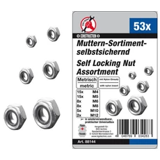 BGS-88144 Önzáró anya készlet M4-M12 (53 részes)