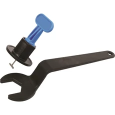Bautool szintező laplerakó készlet, 50db &quot;T&quot; elem, 1db kulcs