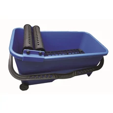 Bautool burkoló vödör, dupla görgővel, 2 kerékkel, 16l