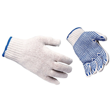 Bellota munkavédelmi kesztyű, nylon-PVC, fehér-kék, L