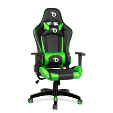 Bemada gamer szék párnával, zöld
