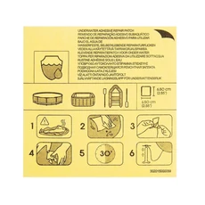 Bestway vízalatti javító folt, 6.5x6.5cm, 10db
