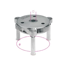 Beta 1493/S jobb és balmenetes önzáró háromkörmös olajszűrő leszedő kulcs