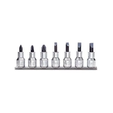 Beta 920LH/SB7 7 részes 1/2" bitfej készlet hasítottfejű és Phillips®-csavarokhoz