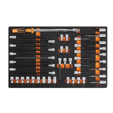 Beta M121 46 részes 1/2&quot; bitfejkészlet hőformált tálcán