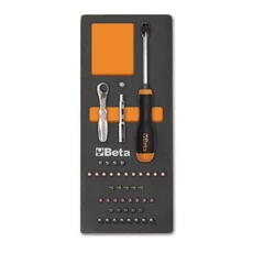 Beta M85 24 részes vegyes szerszámkészlet lágy hőformált tálcán