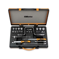 Beta 910A/C17 26 részes 3/8" dugókulcs készlet fémdobozban