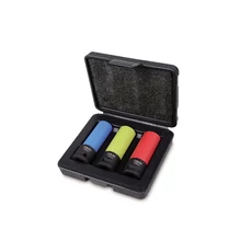 Beta 720LC/C3 3 részes 1/2" gépi dugókulcs készlet kerékanyákhoz, hosszú színes polimer betétek