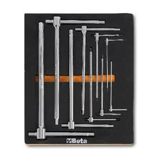 Beta M69 9 részes T-szárú imbuszkulcs készlet lágy hőformált tálcán