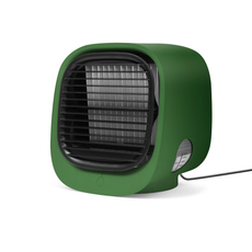 Bewello hordozható mini léghűtő ventilátor, zöld