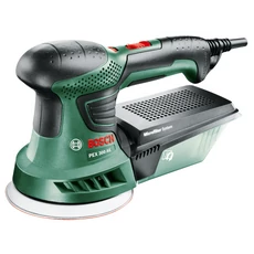 Bosch PEX 300 AE excentercsiszoló tartozékokkal kofferben, 270W, 125mm